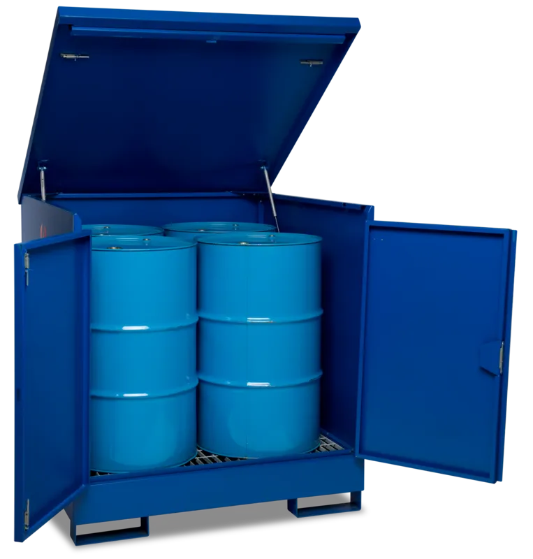 armorgard-drumbank-db4-fassbox-4x-205-liter-stahl image 1