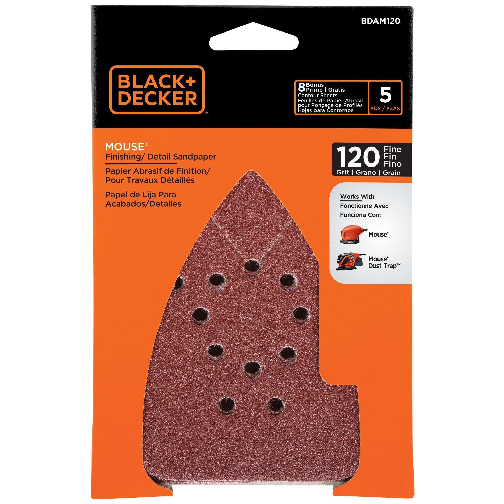 black-decker-bdam120-schleifpapier-120er-5er-pack-mouse image 2