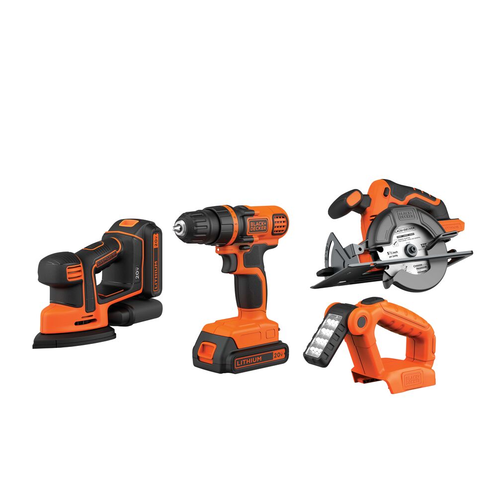 black-decker-powerconnect-4tlg-werkzeugset-20v-mit-akku image 1