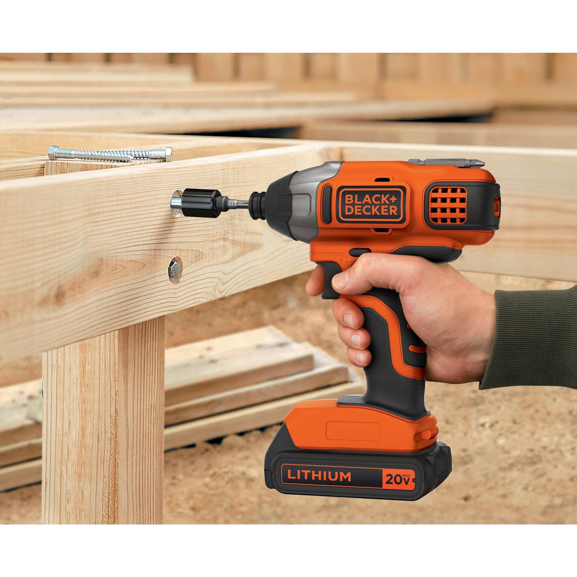 black-decker-20v-max-powerconnect-schlagschrauber-ohne-akku image 2