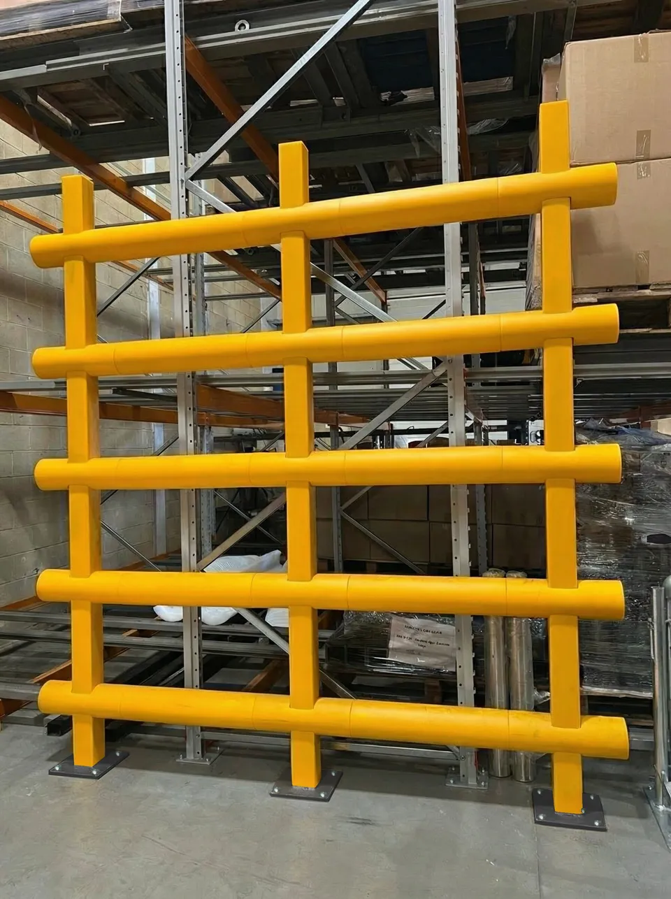 brandsafe-anti-topple-barrier-absturzsicherung-2-8-m-gelb-grau image 1