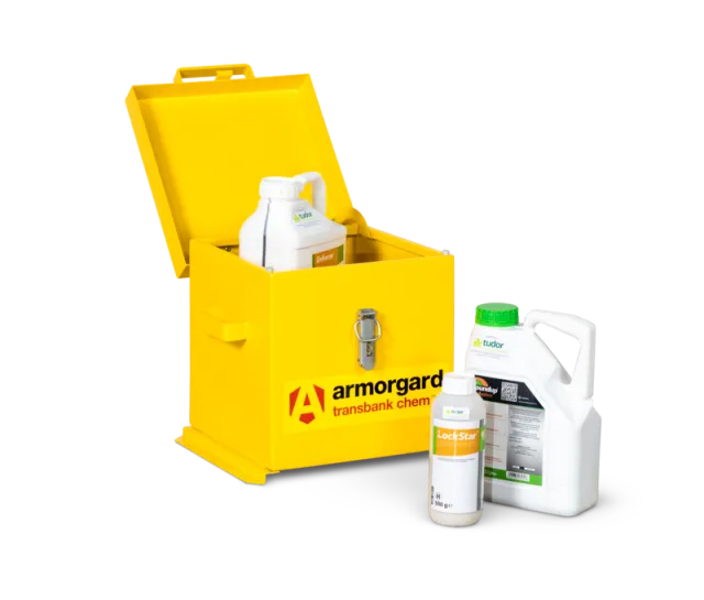 armorgard-transbank-chem-trb1c-chemikalienbox-gelb-15-l-wanne image 1