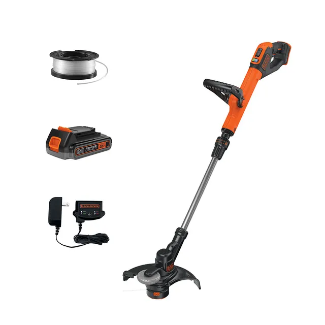 black-decker-20v-powerconnect-rasentrimmer-faden-akku-set-edger image 1