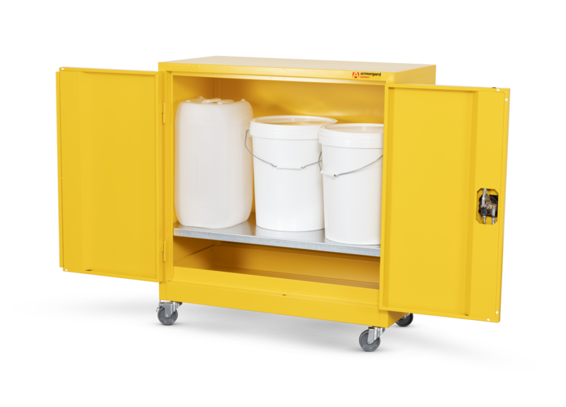 armorgard-safestor-hmc2-chemikalienschrank-rollen-24-l-wanne image 6