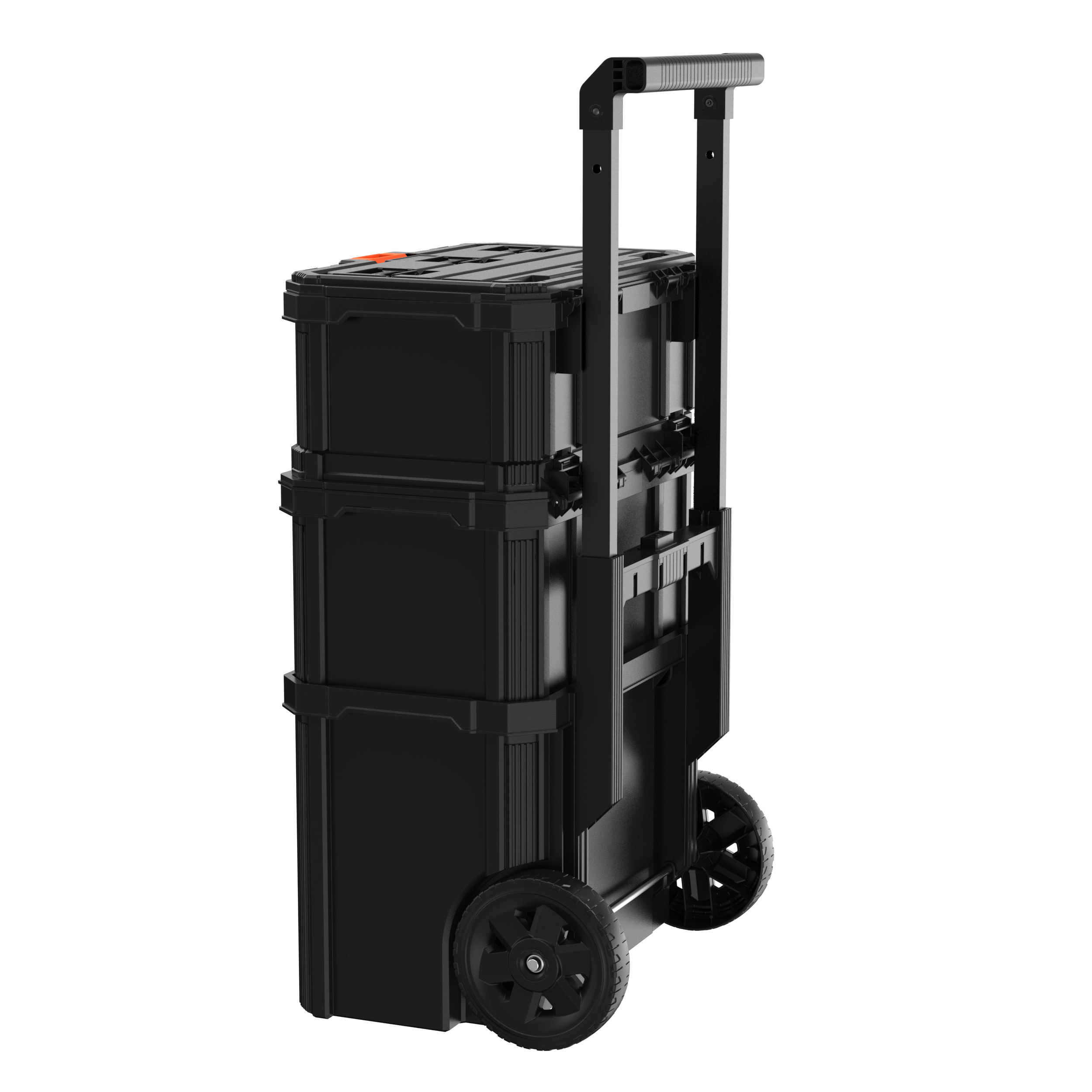 black-decker-stackable-storage-werkzeugbox-3-teilig-rollbar image 3