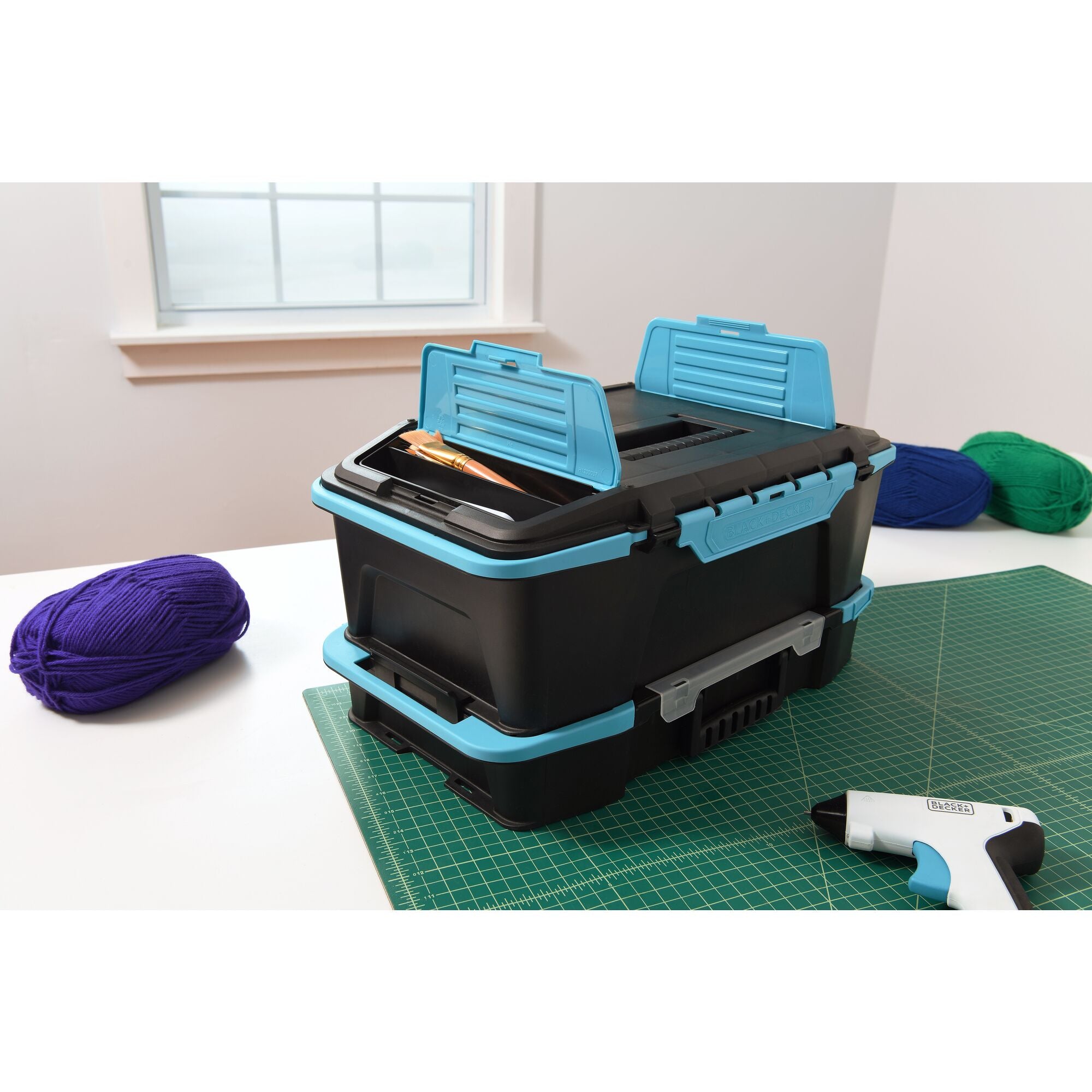 black-decker-storage-19-zoll-2in1-caddy-organizer-werkzeugkasten image 2