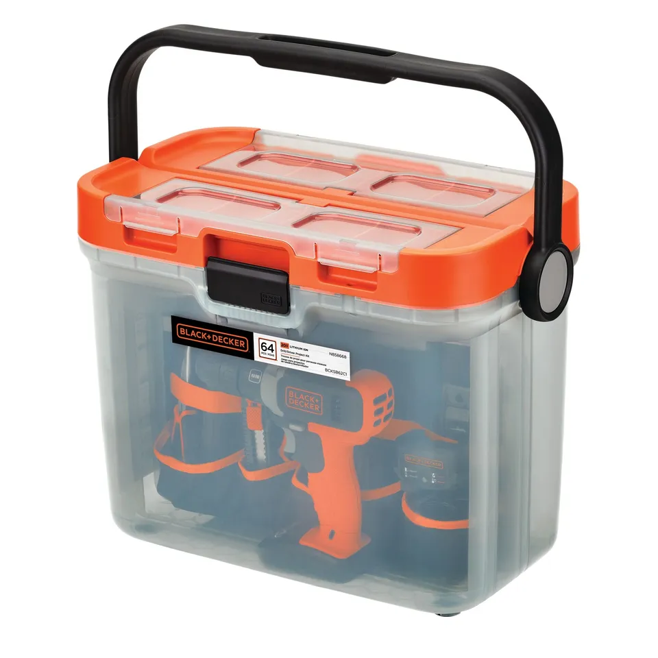 black-decker-20v-max-akkuschrauber-set-64-tlg-mit-box image 1