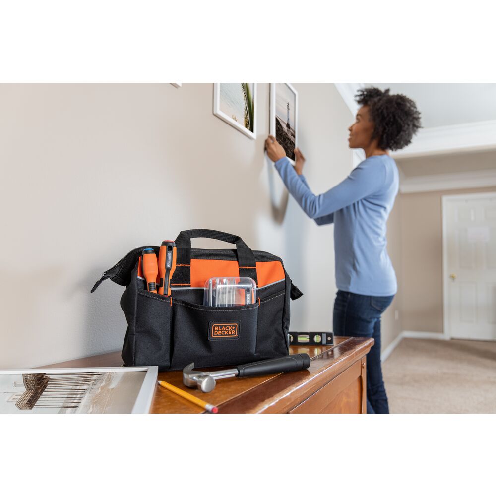 black-decker-storage-werkzeugtasche-16-zoll-40cm-mit-f-chern image 2