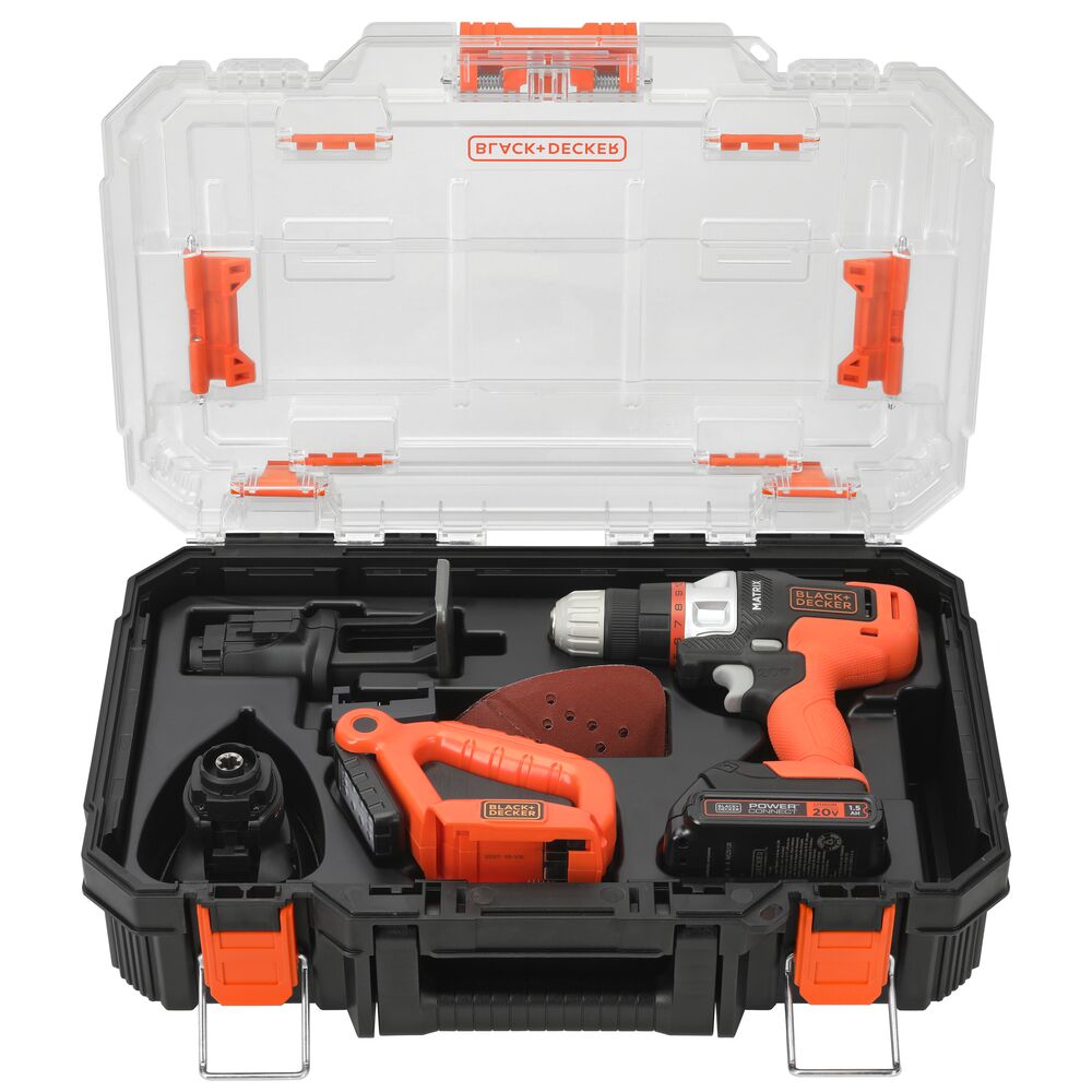 black-decker-matrix-20v-multifunktions-werkzeugset-4-teilig-koffer image 2