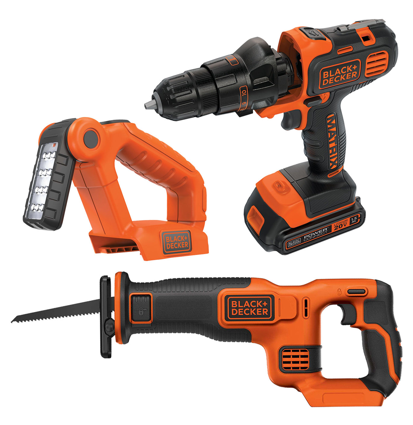 black-decker-matrix-20v-bohrer-s-ge-set-mit-lampe image 1