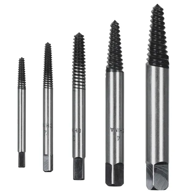 black-decker-schraubenausdreher-set-5-teilig-ausdreher-werkzeug image 1