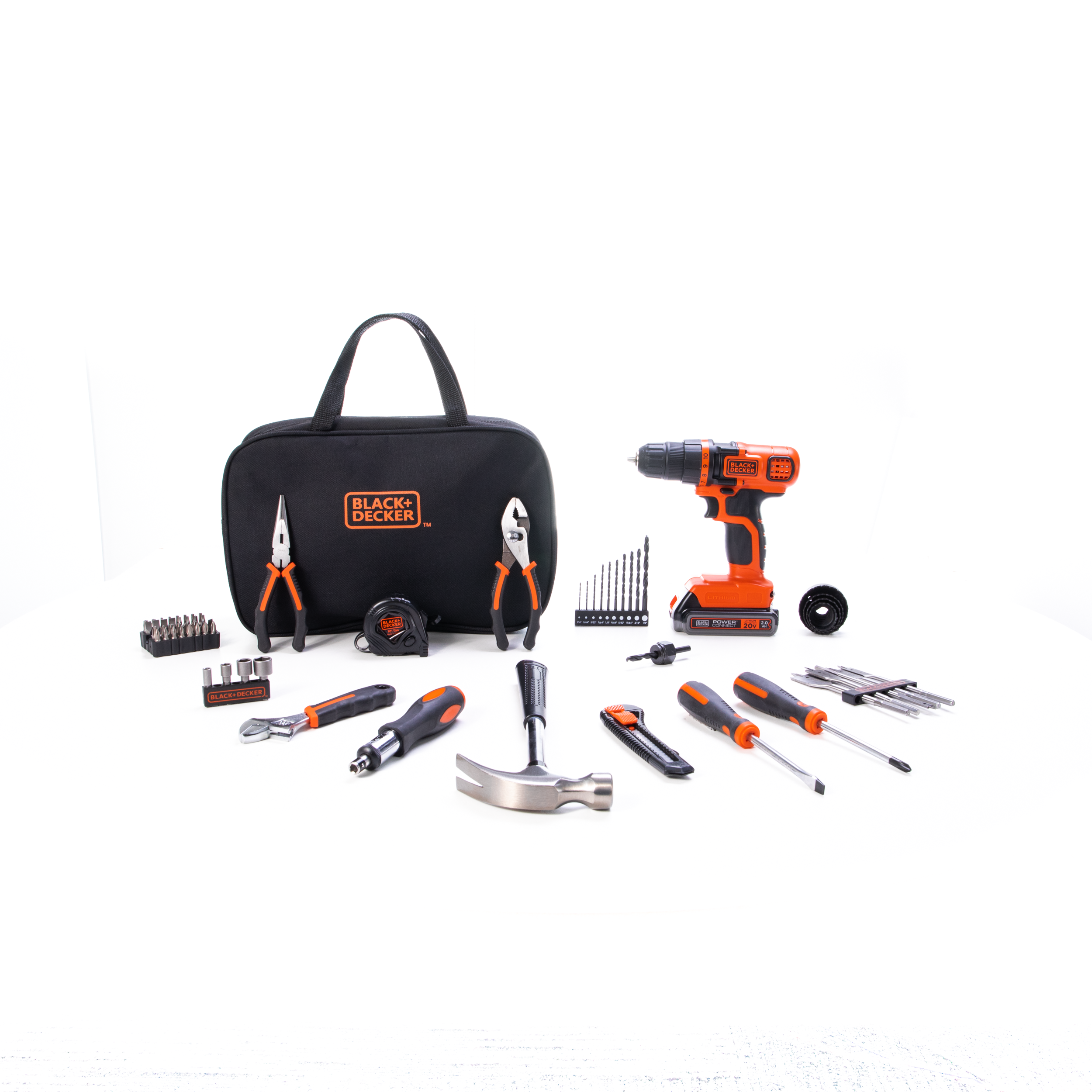 black-decker-20v-max-powerconnect-akkuschrauber-set-68-tlg-mit-tasche image 3