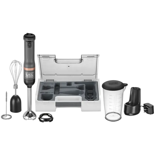 black-decker-kitchen-wand-3-stabmixer-set-grau-3-in-1 image 1