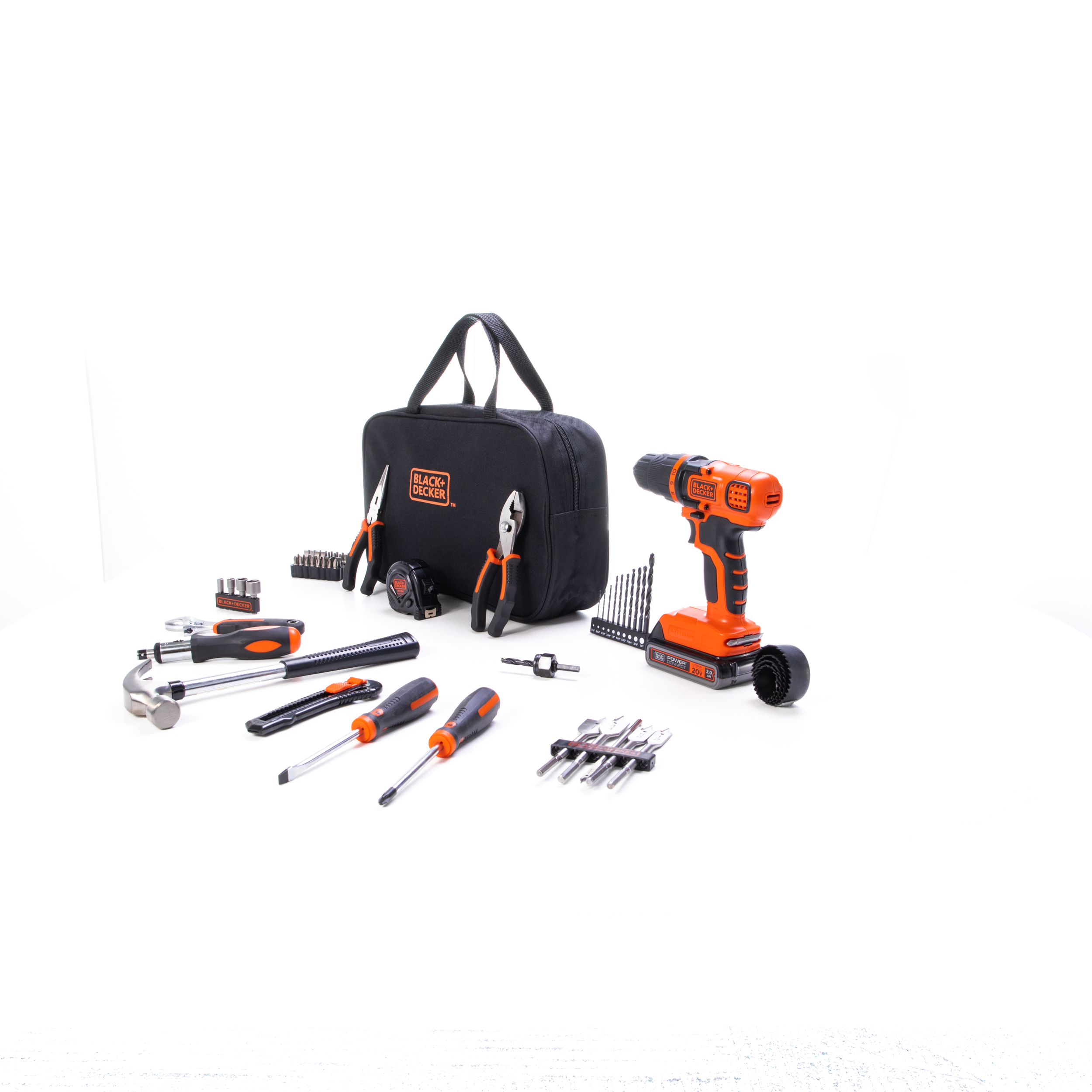 black-decker-20v-max-powerconnect-akkuschrauber-set-68-tlg-mit-tasche image 8