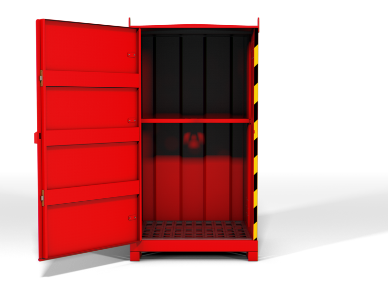 armorgard-flamstor-fs1-2-gefahrstoffcontainer-120l-begehbar image 2