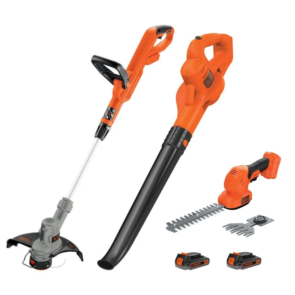 black-decker-outdoor-20v-max-powerconnect-garten-set-mit-akku image 1