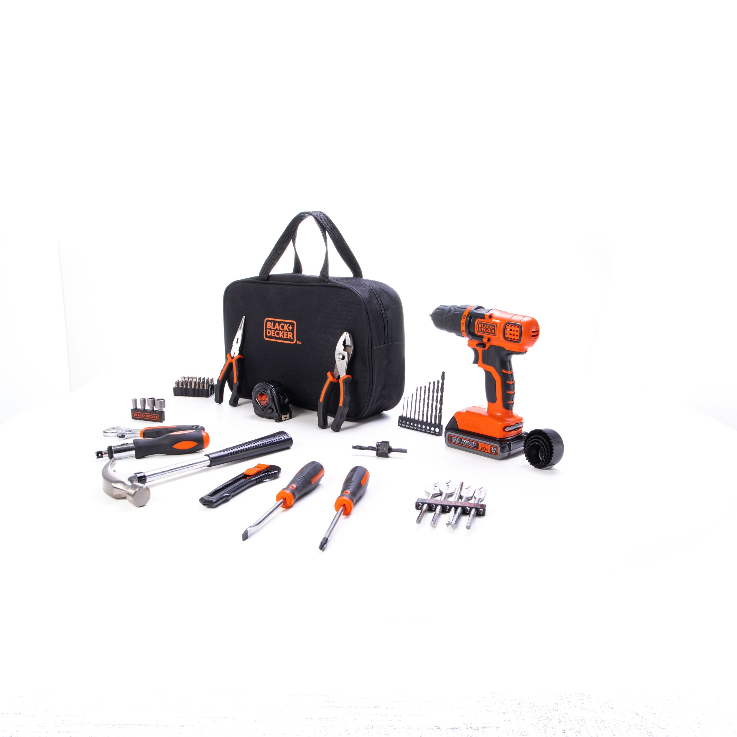 black-decker-20v-max-powerconnect-akkuschrauber-set-68-tlg-mit-tasche image 7