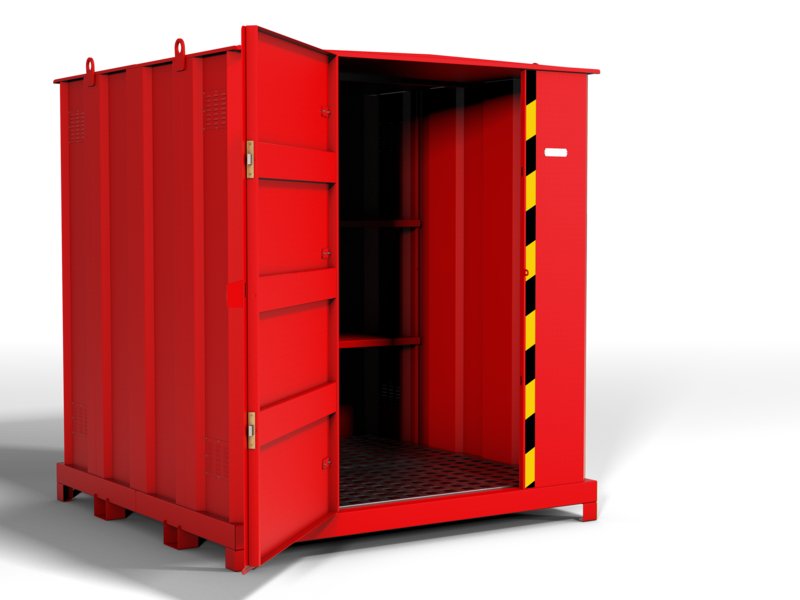 armorgard-flamstor-fs2-0-gefahrstoffcontainer-400-l-wanne image 3