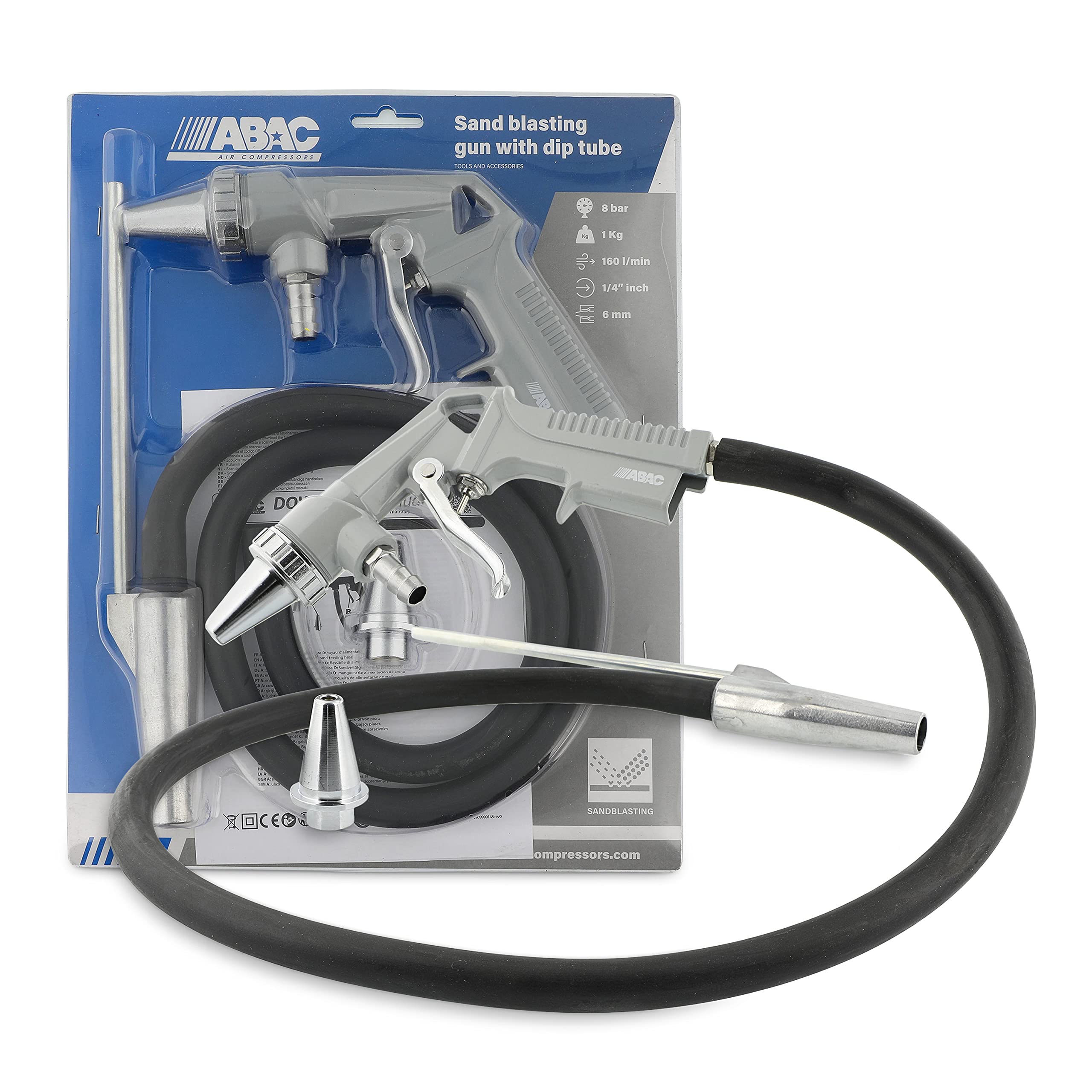abac-g-561h-sandstrahlpistole-6-mm-d-se-mit-schlauch image 6
