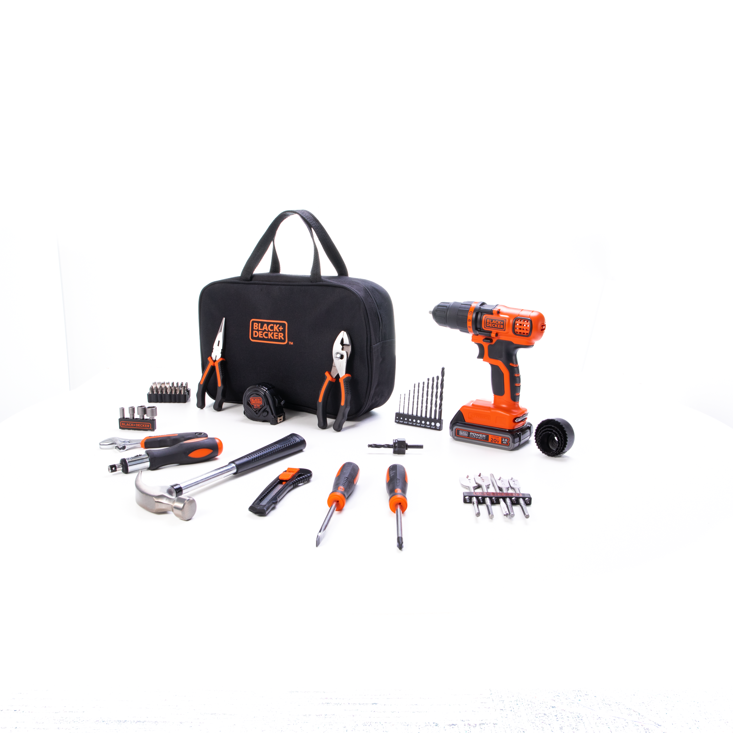 black-decker-20v-max-powerconnect-akkuschrauber-set-68-tlg-mit-tasche image 6