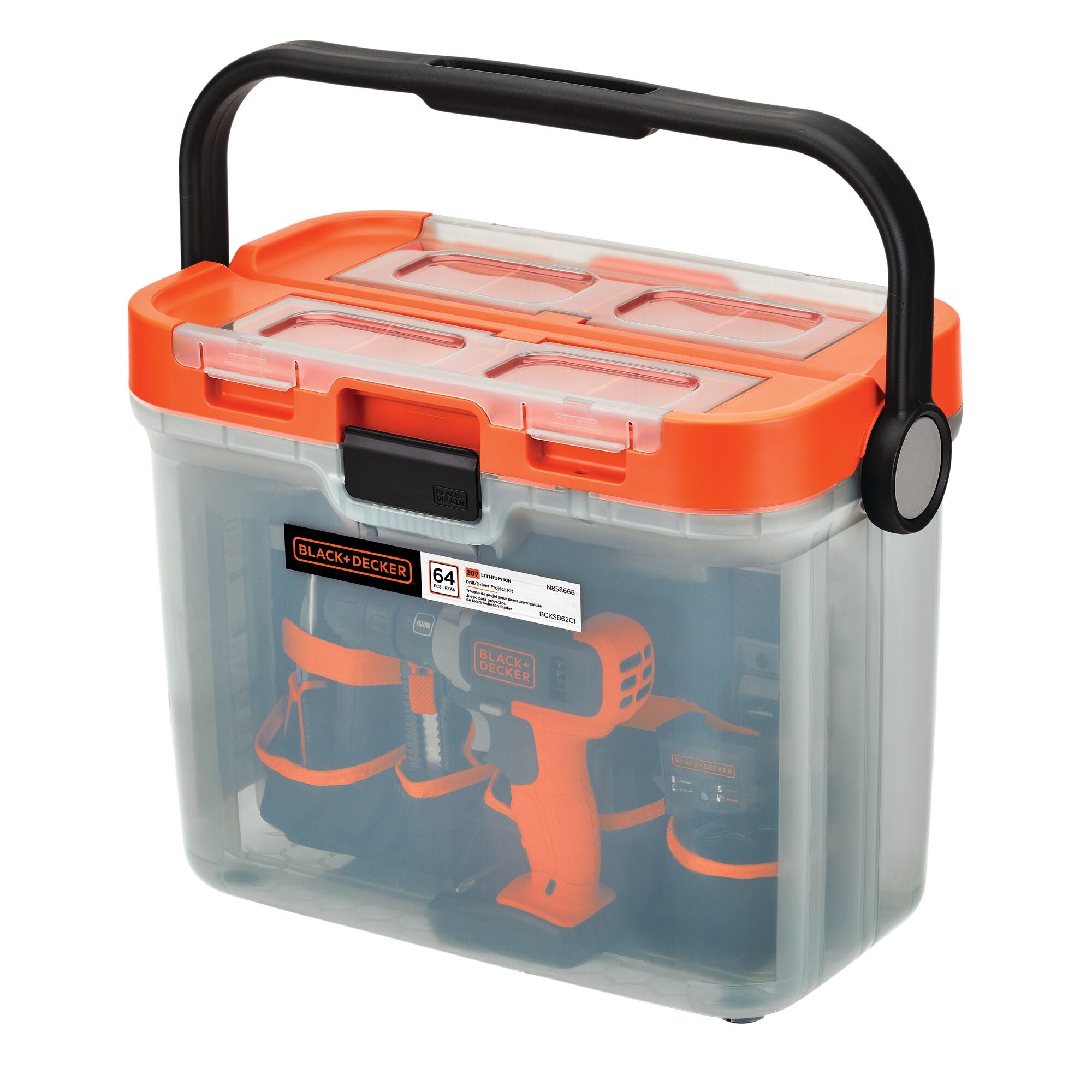 black-decker-20v-max-akkuschrauber-set-64-tlg-mit-box image 1