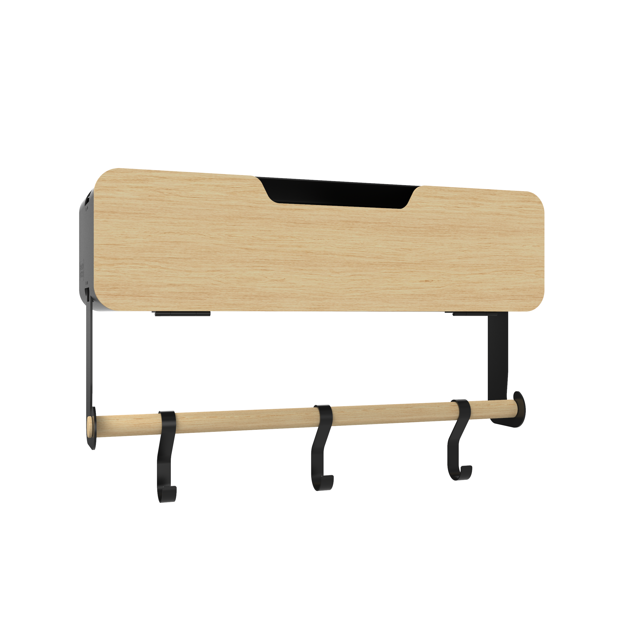 black-decker-storage-wandregal-mit-t-r-schwarz-beige-halter image 8