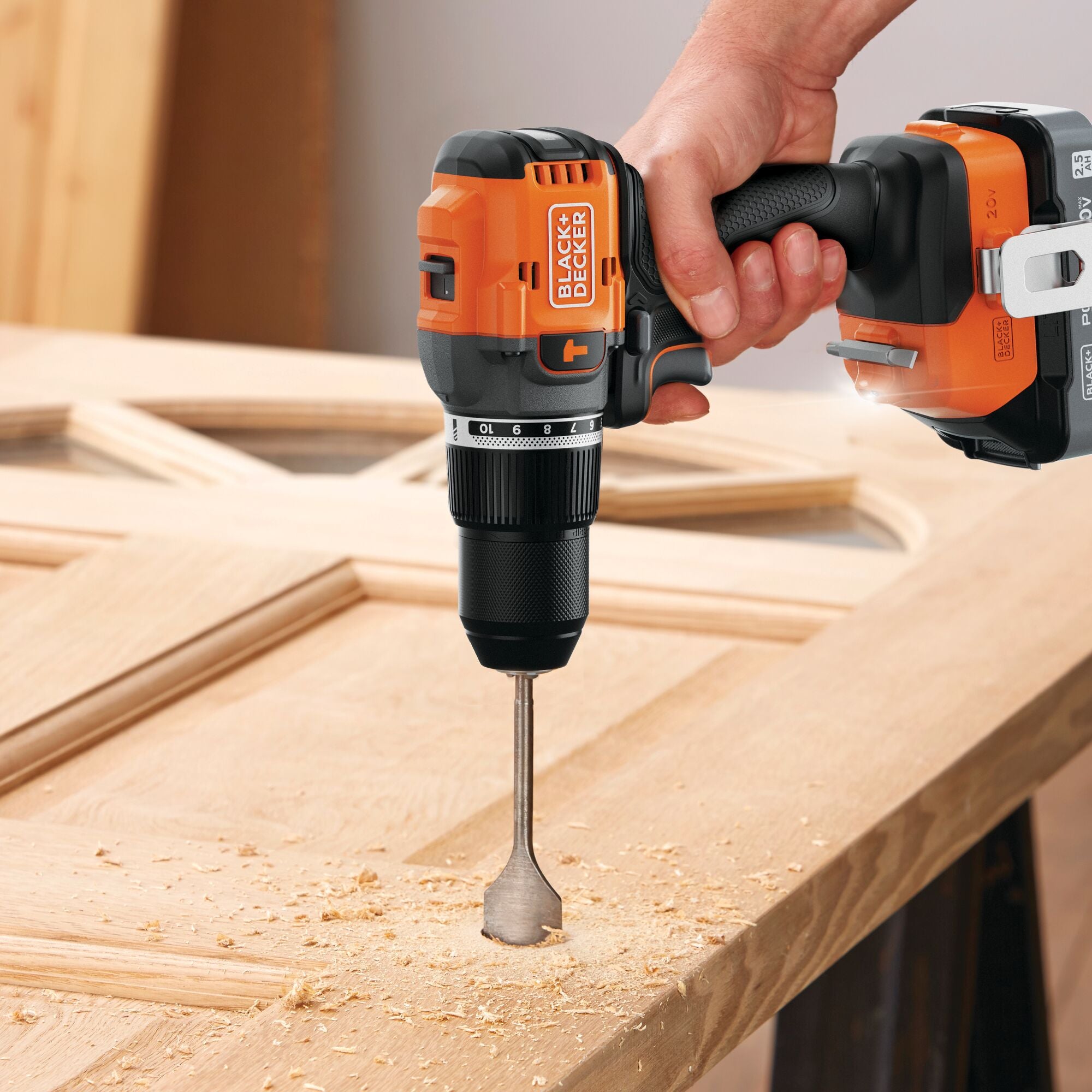 black-decker-powerconnect-20v-akkuschlagbohrmaschine-b-rstenlos-set image 2
