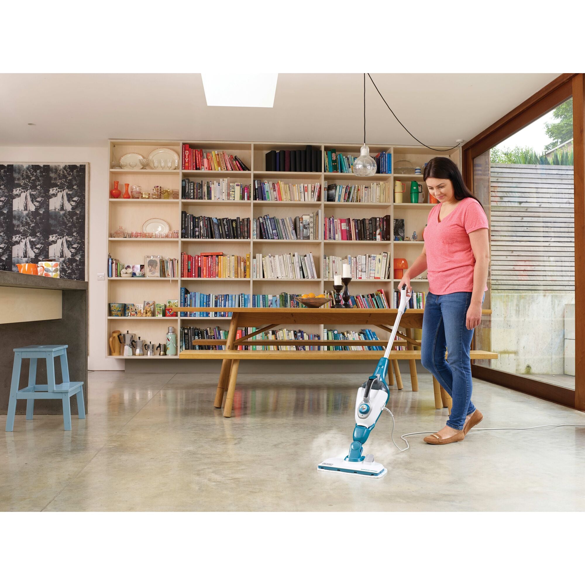 black-decker-steammop-5in1-dampfbesen-2-in-1-ohne-chemie image 2