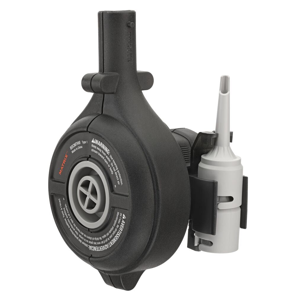 black-decker-matrix-aufblaspumpen-aufsatz-mit-tasche-und-adapter image 1