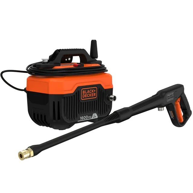 black-decker-outdoor-hochdruckreiniger-elektro-1600-psi-kaltwasser image 1
