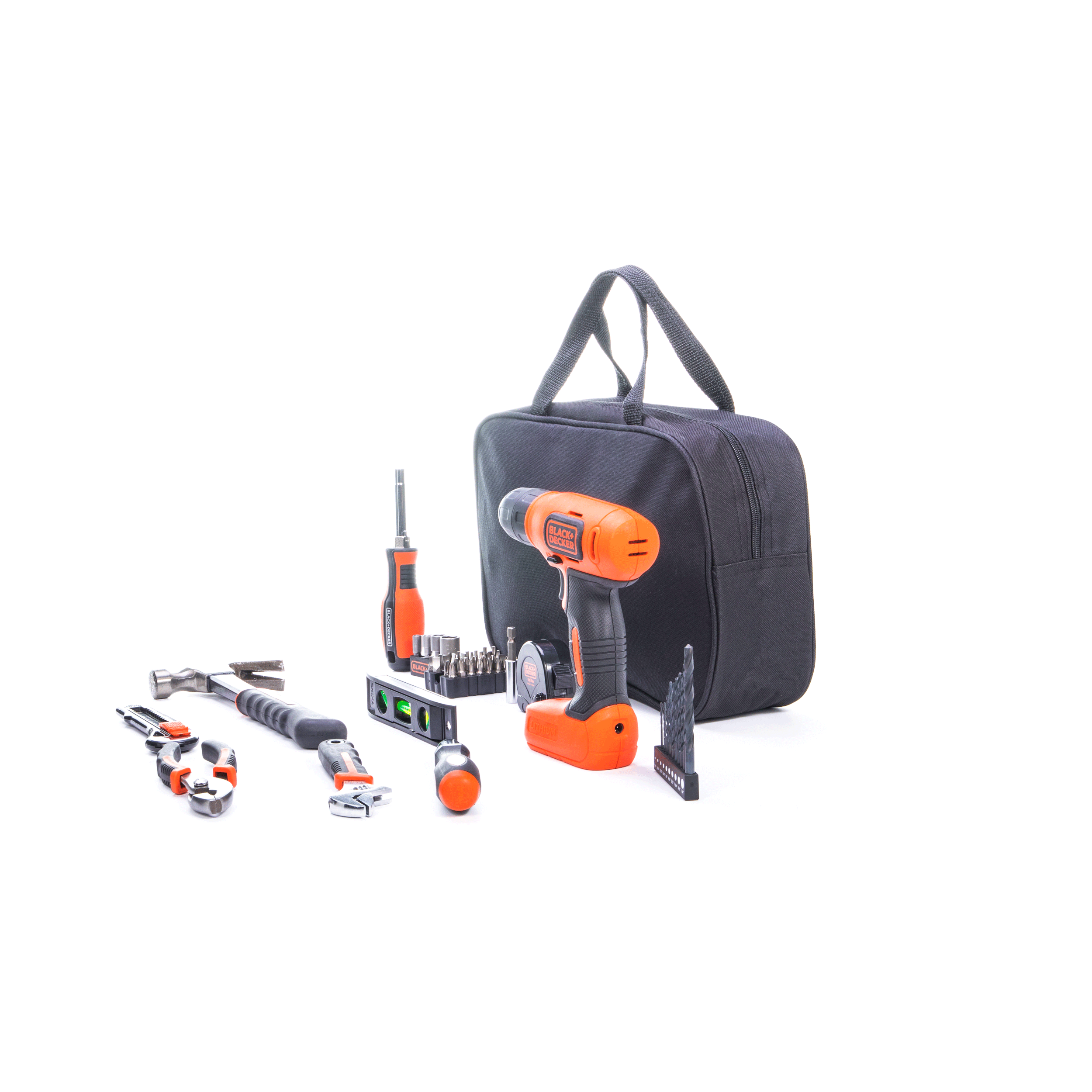 black-decker-werkzeugset-57-teilig-mit-8v-akkuschrauber image 8