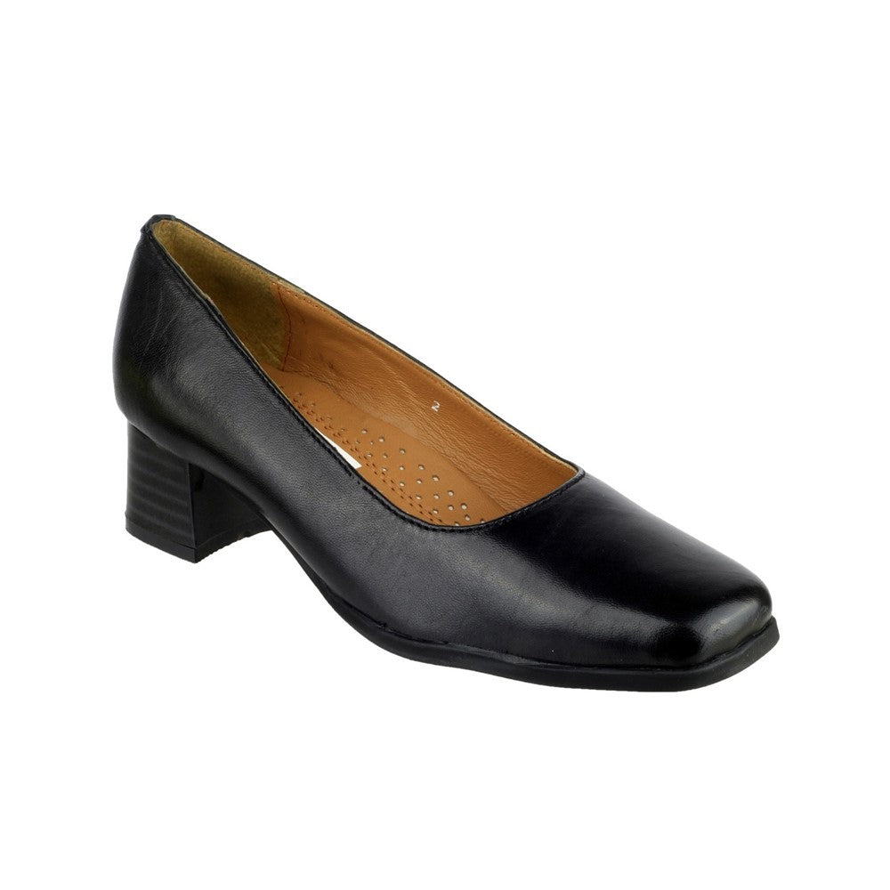 amblers-safety-walford-berufsschuhe-pumps-schwarz-leder-40-mm-absatz image 1