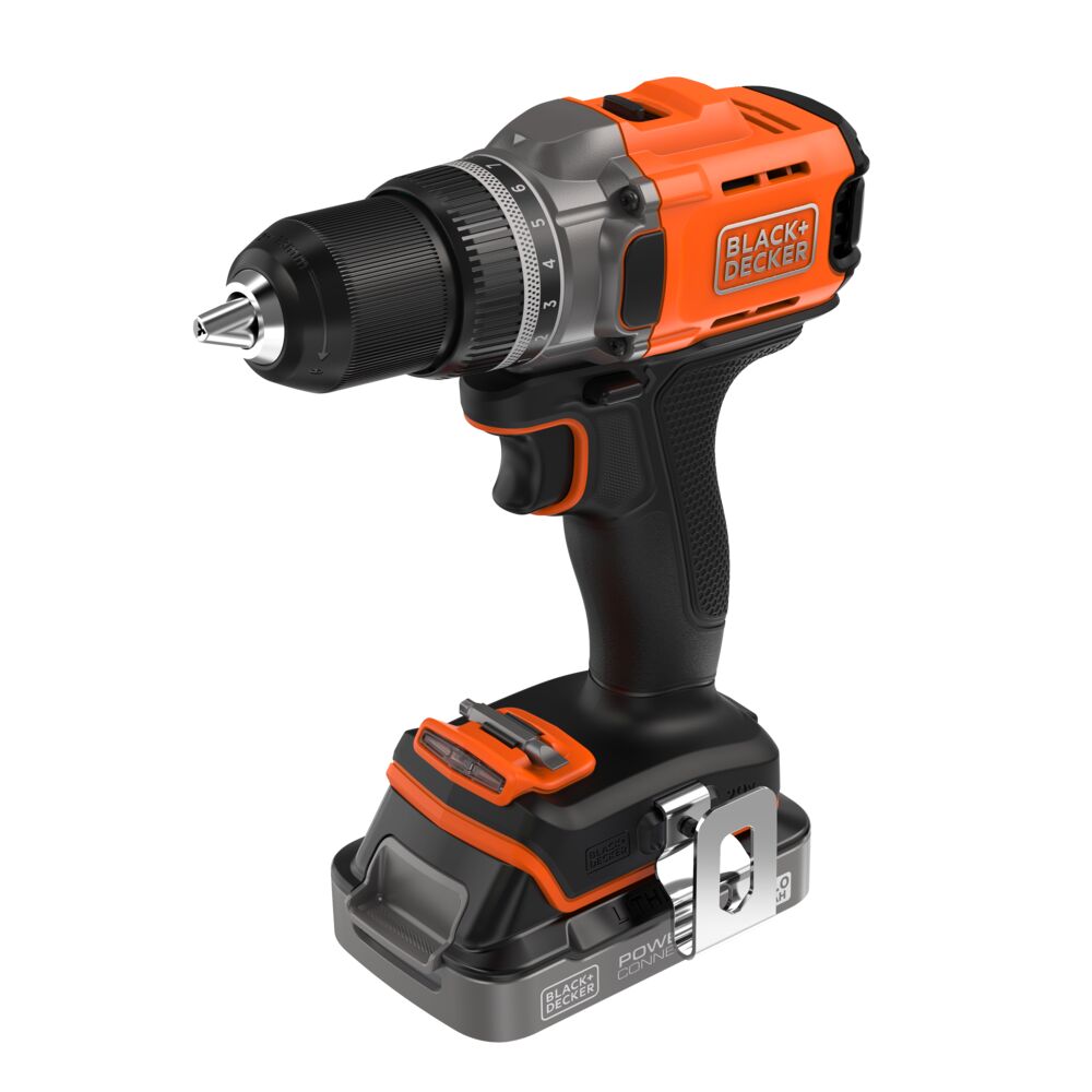 black-decker-20v-powerconnect-akkubohrer-bohrschrauber-mit-akku image 1