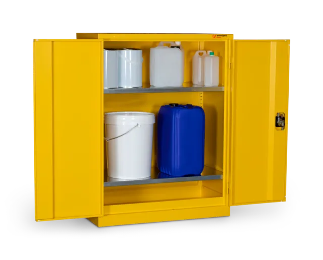 armorgard-safestor-hfc5-gefahrstoffschrank-24l-auffangwanne image 1