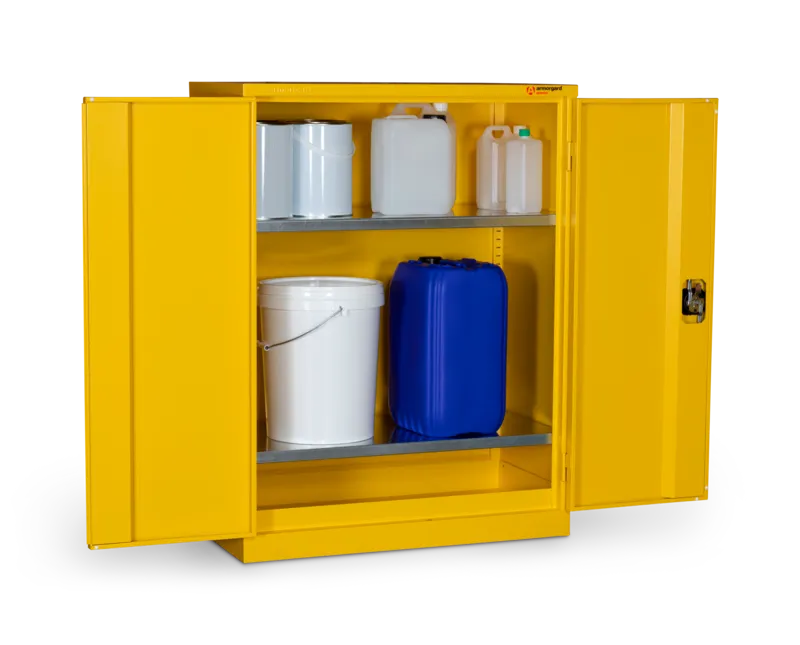 armorgard-safestor-hfc5-gefahrstoffschrank-24l-auffangwanne image 1