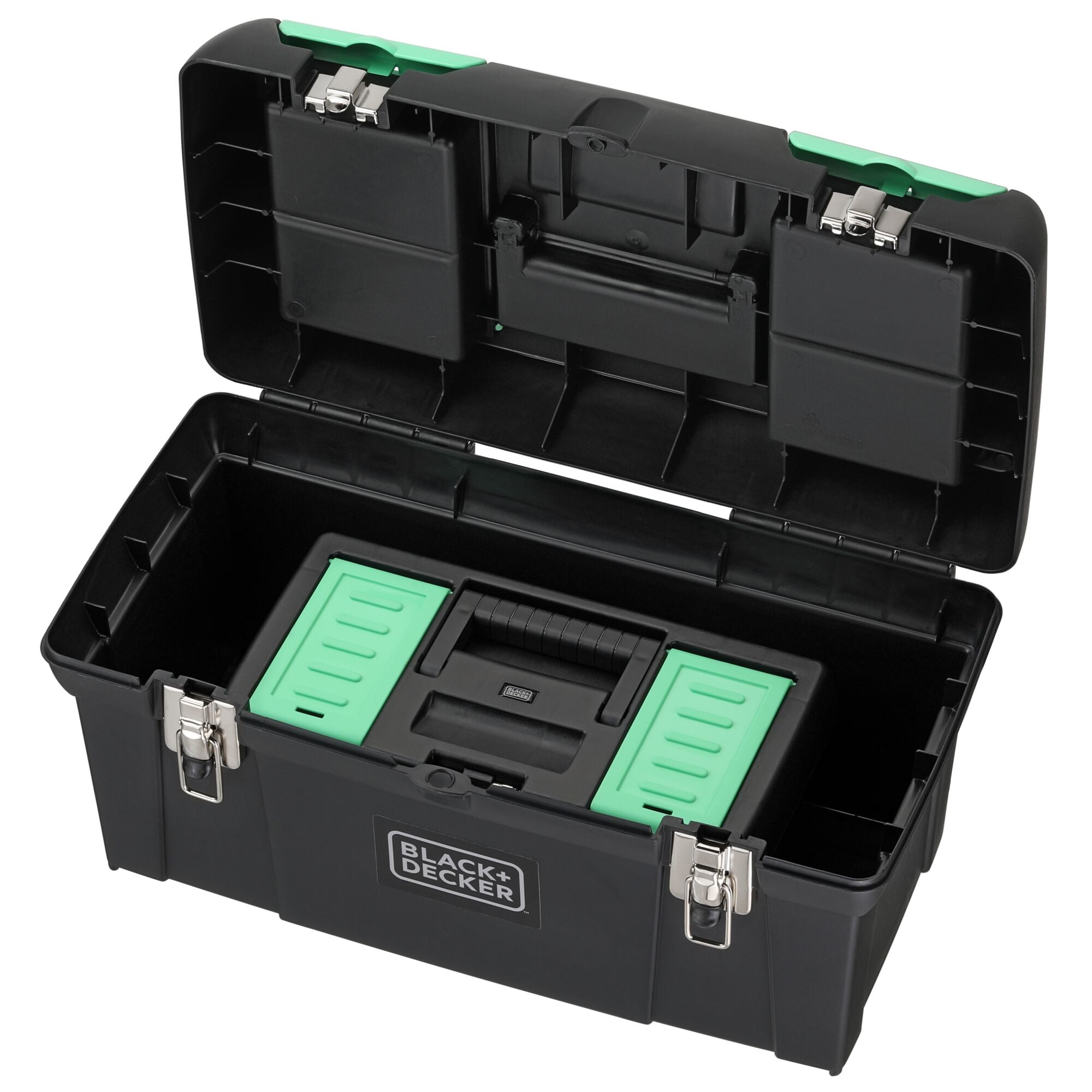 black-decker-reviva-werkzeugkasten-set-19-12-5-organizer image 2