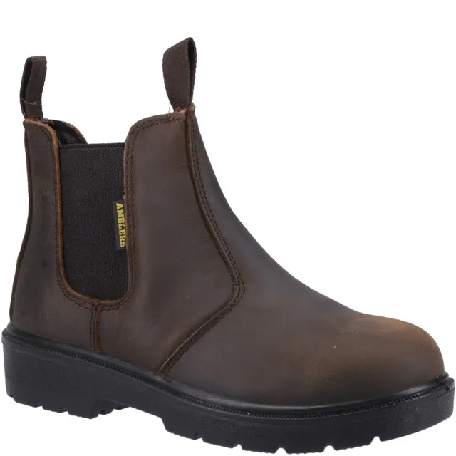 amblers-safety-fs128-sb-dealer-boots-braun-10-5 image 1