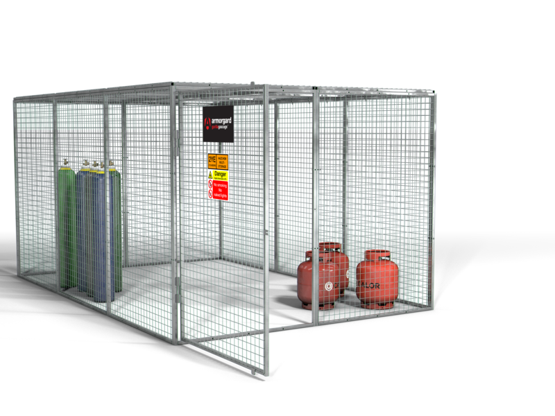 armorgard-gorilla-ggc13-gasflaschenk-fig-verzinkt-abschlie-bar image 1