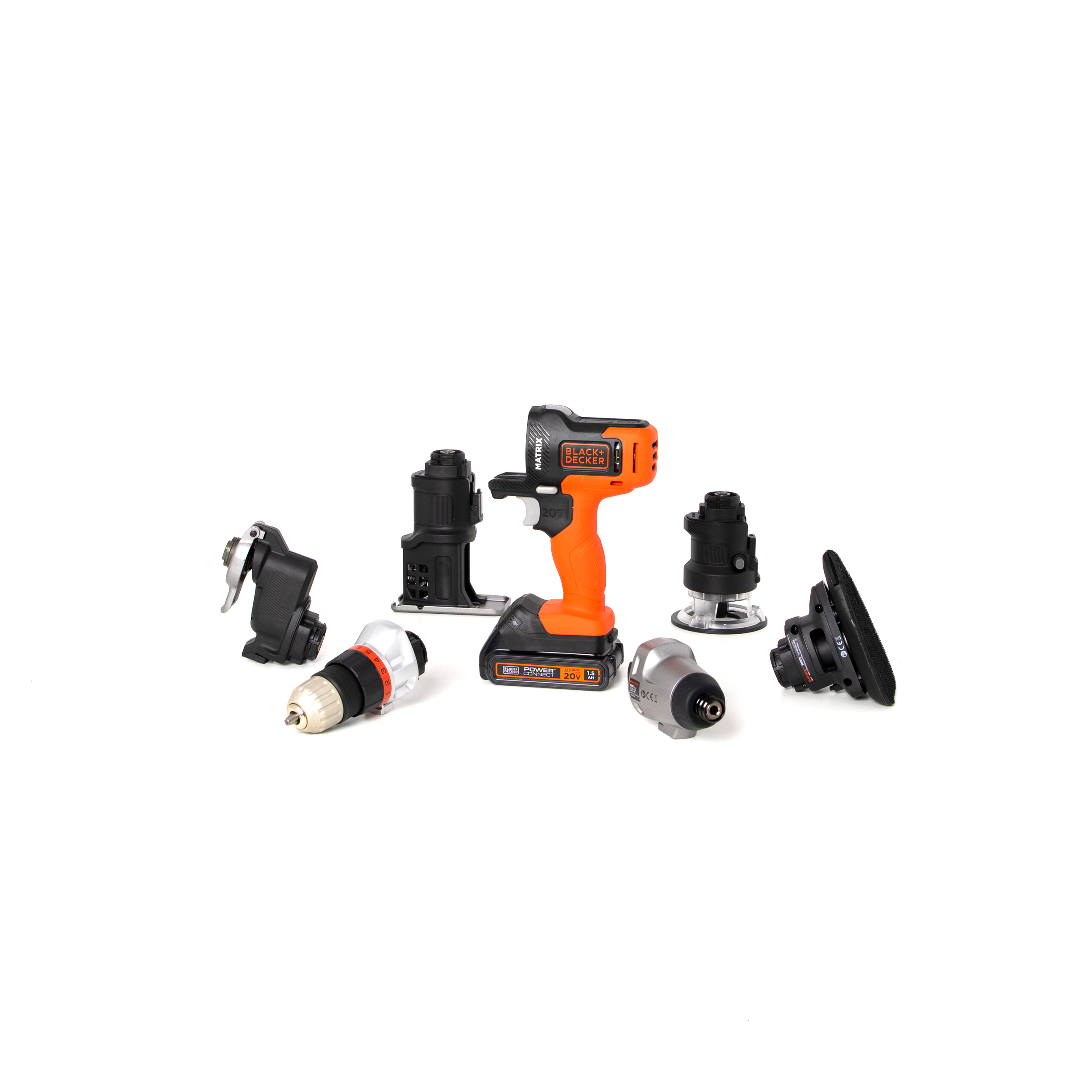 black-decker-matrix-20v-max-bohrmaschine-6-tlg-kombi-set-mit-akku image 4