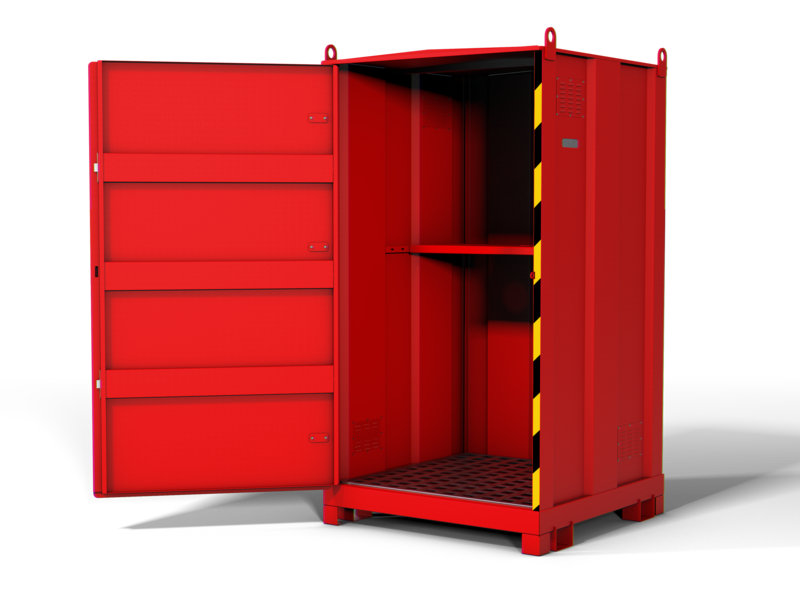 armorgard-flamstor-fs1-2-gefahrstoffcontainer-120l-begehbar image 1
