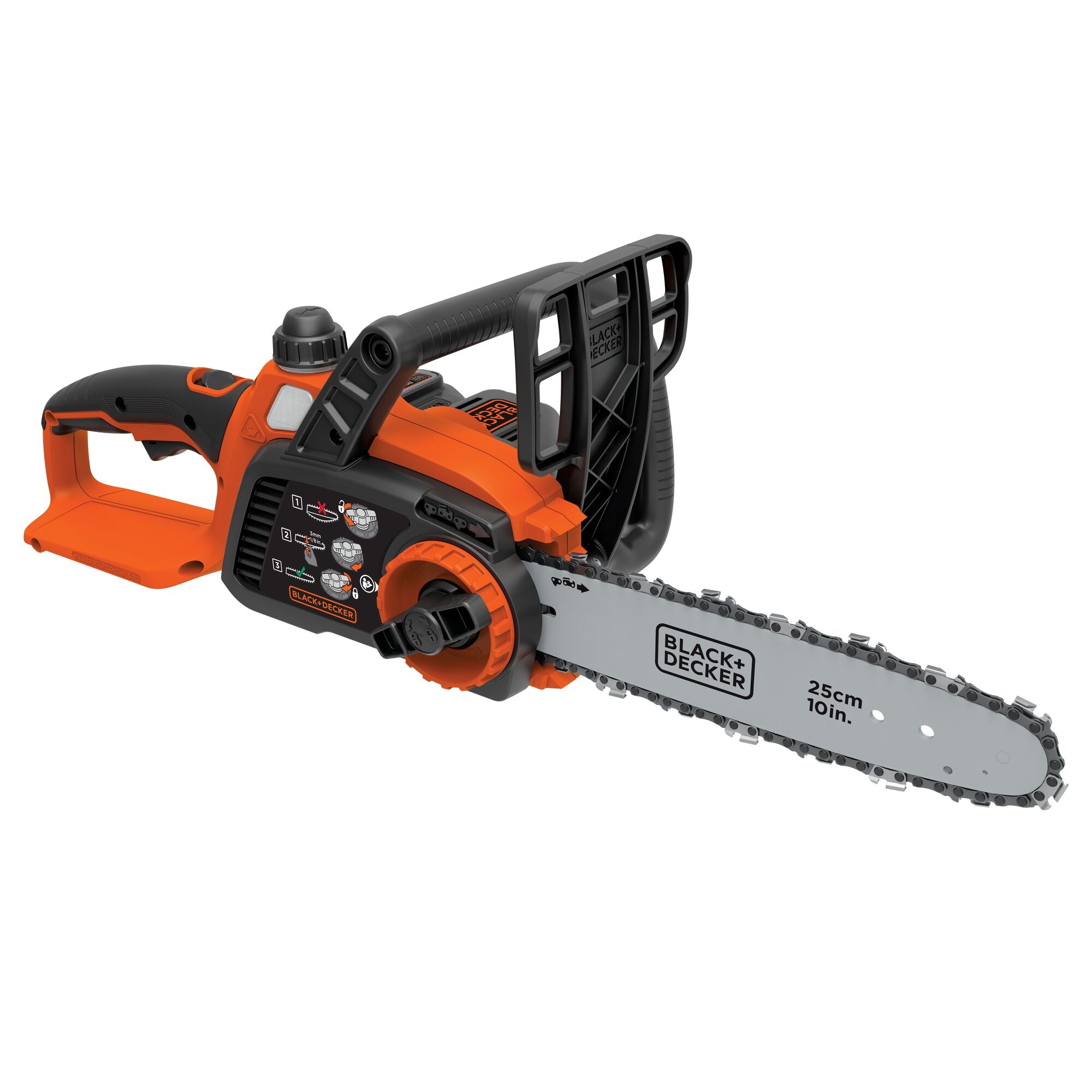 black-decker-outdoor-20v-max-10-zoll-akku-kettens-ge-set-mit-akku image 2