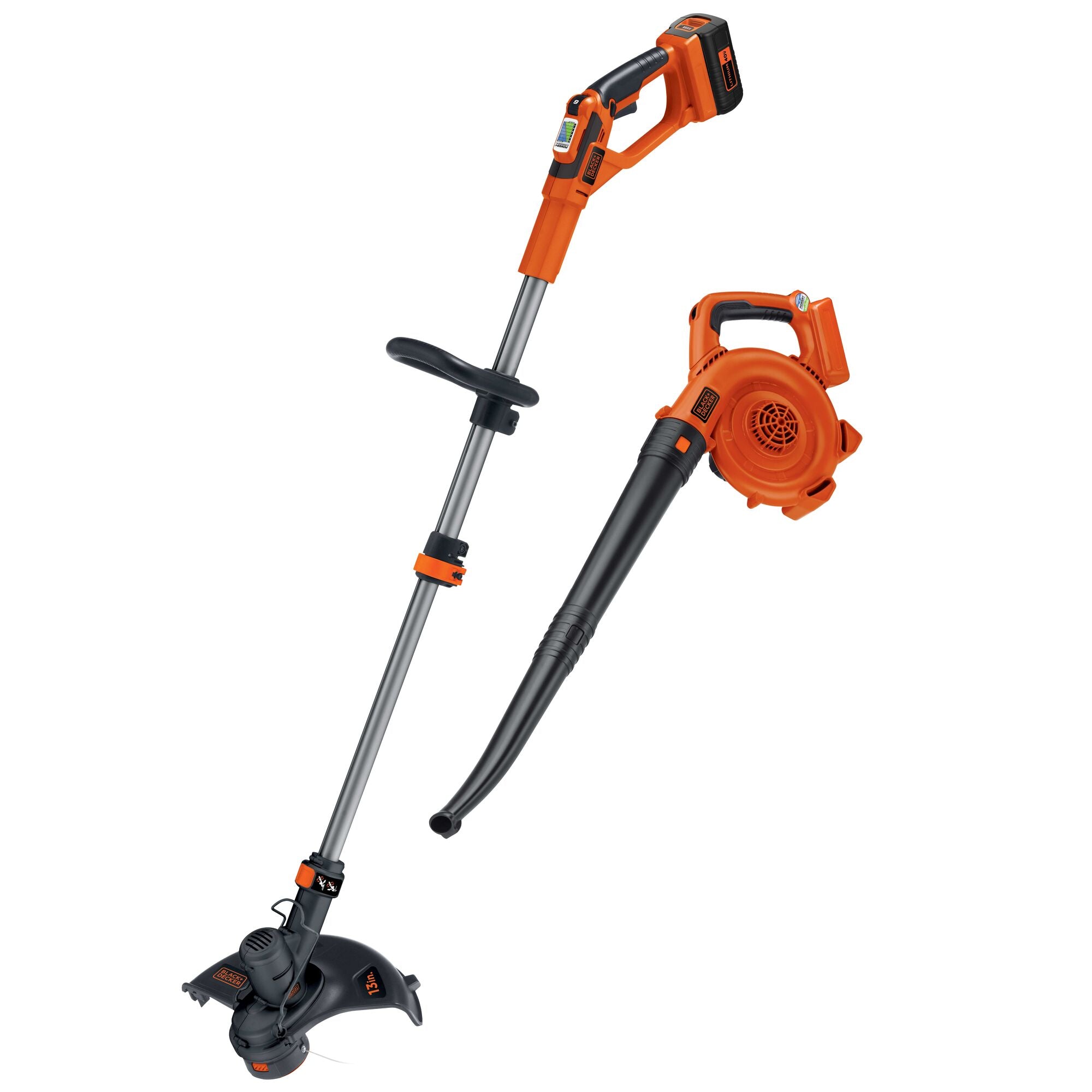 black-decker-outdoor-40v-max-rasentrimmer-laubbl-ser-set-mit-akku image 1