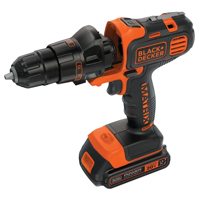 black-decker-matrix-akku-bohrschrauber-20v-mit-akku-ladeger-t image 1