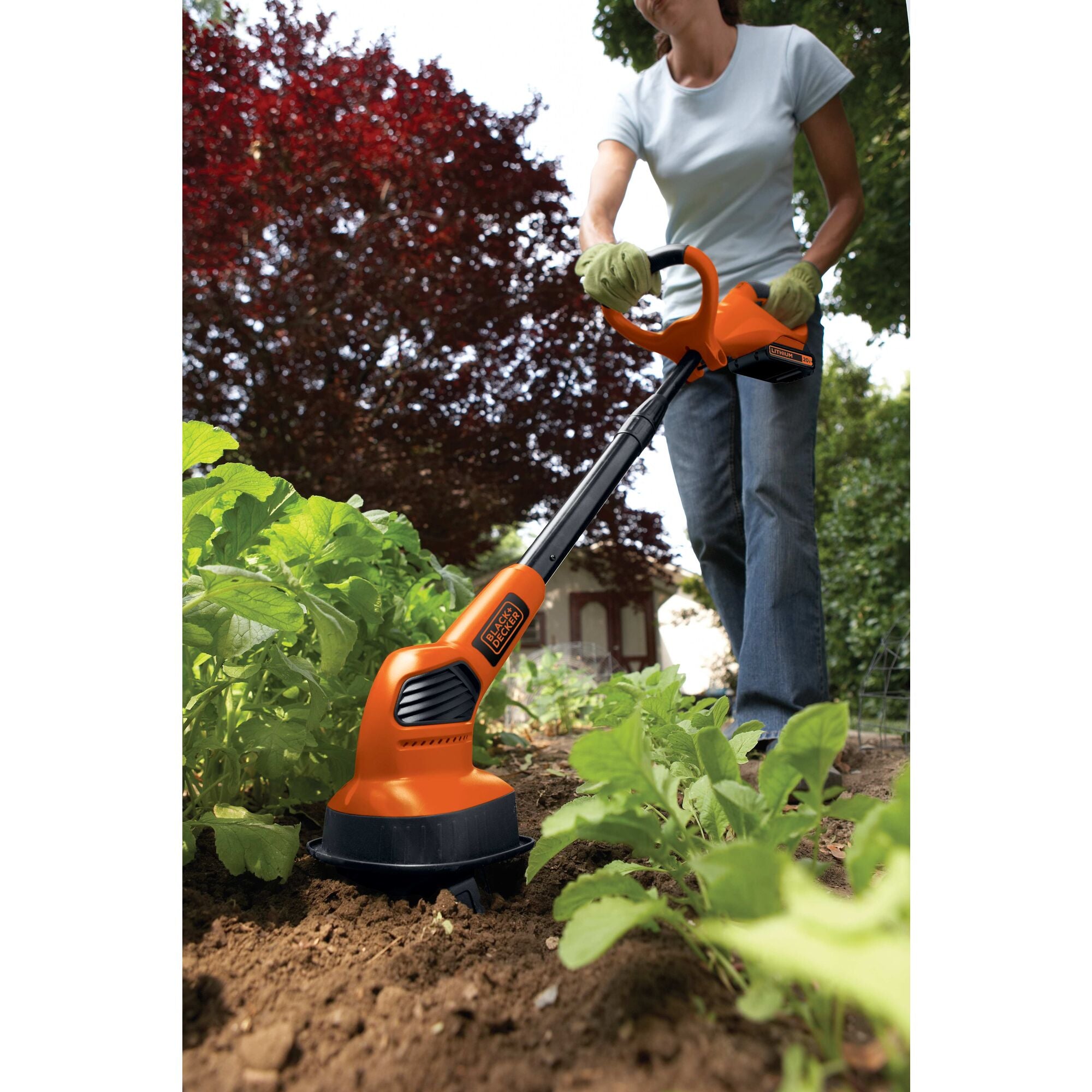 black-decker-outdoor-20v-max-gartenhacke-ohne-akku-dual image 2