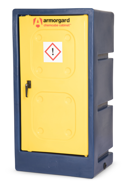 armorgard-chemcube-ccc2-gefahrstoffschrank-60l-wanne-bel-ftet image 6