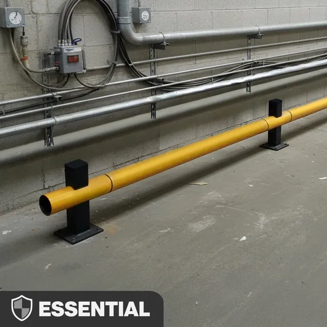 brandsafe-spacesaver-anfahrschutz-single-bumper-365mm-gelb image 1