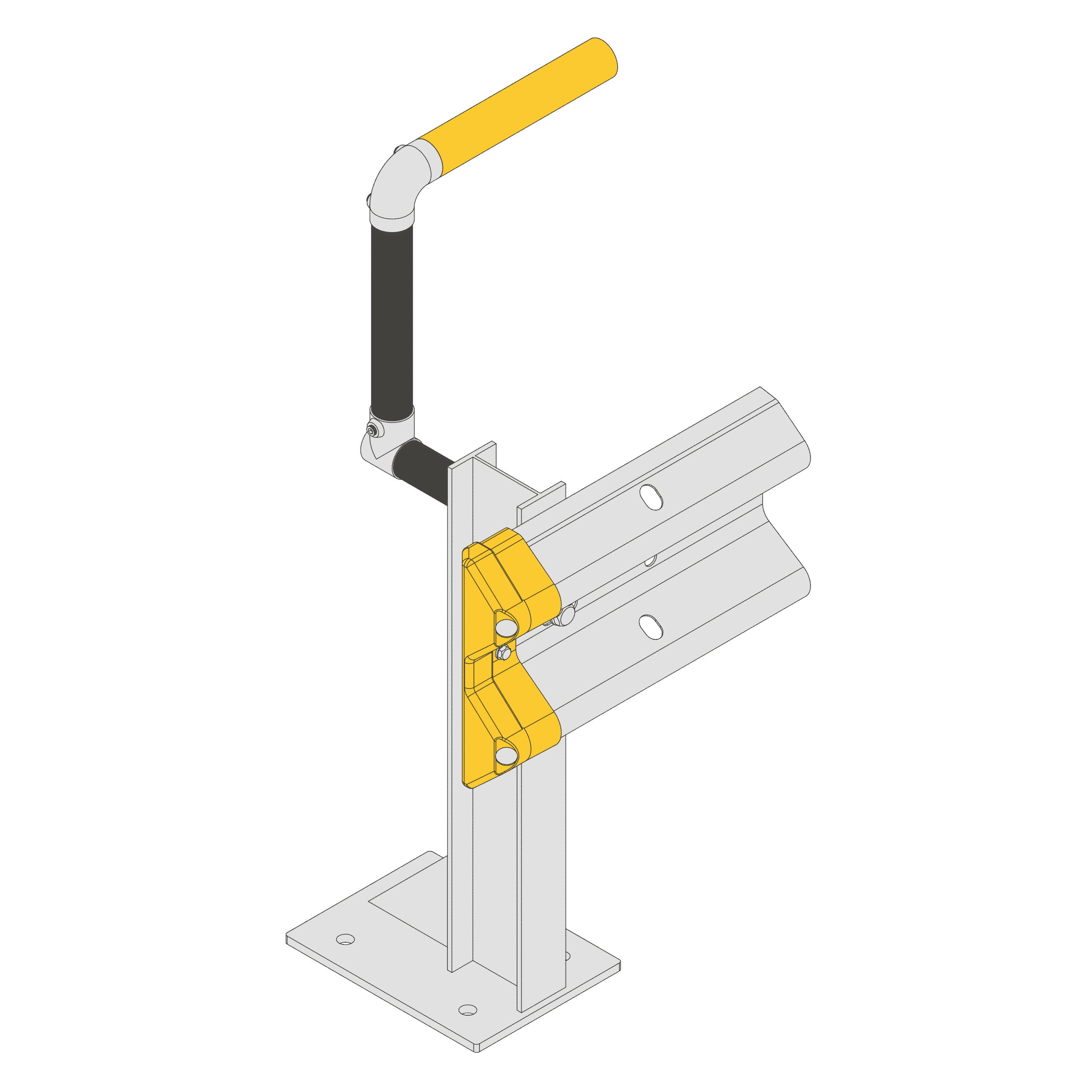 brandsafe-armco-760hr-schutzplanke-handlauf-1100-mm-verzinkt image 5