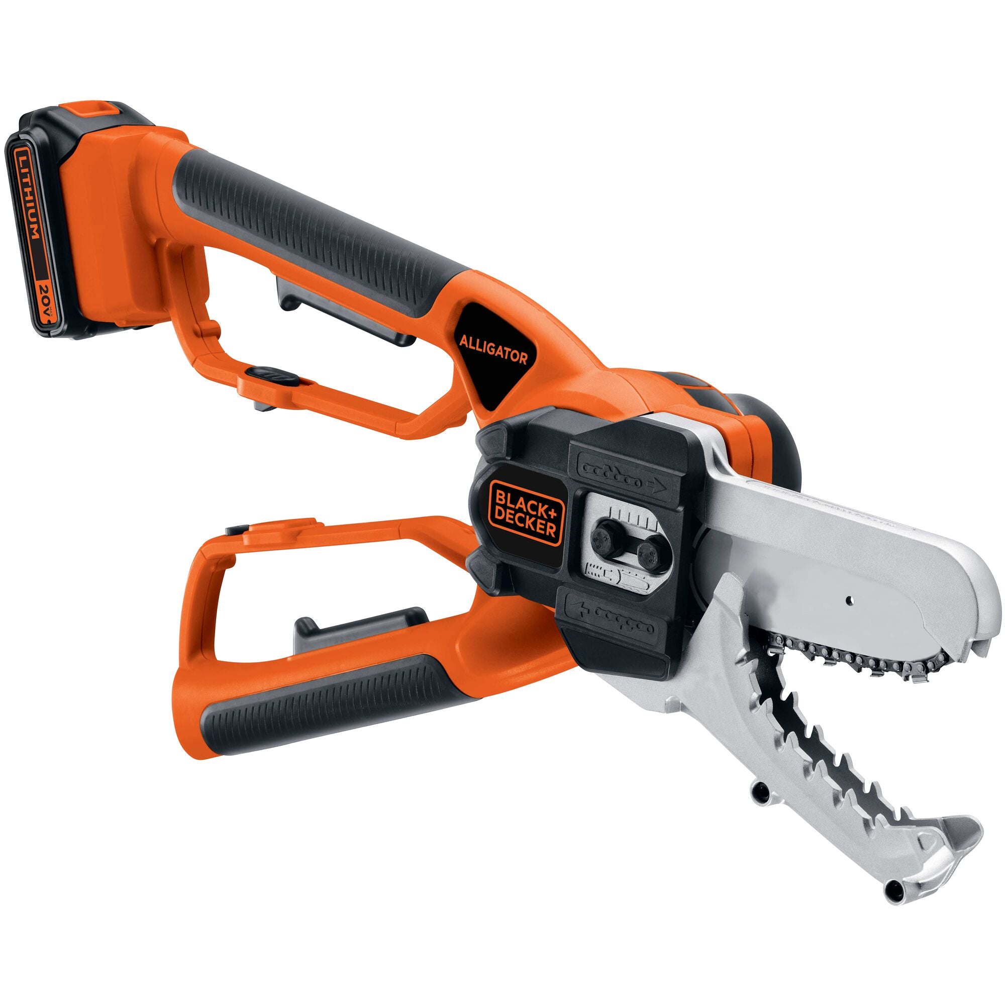 black-decker-20v-max-kettens-ge-alligator-astschere-set-mit-akku image 1