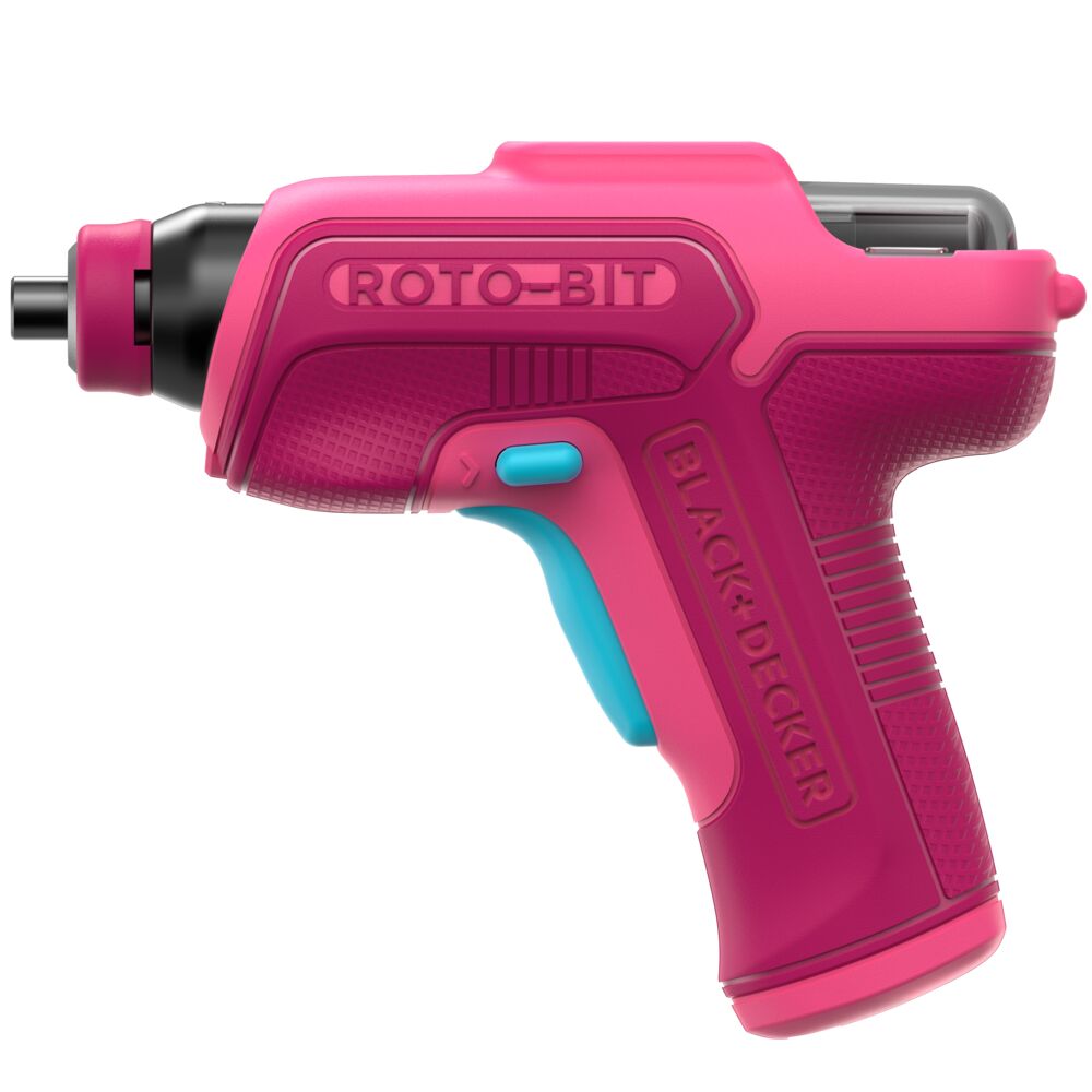 black-decker-rotobit-4v-akkuschrauber-pink-mit-8-bits image 2