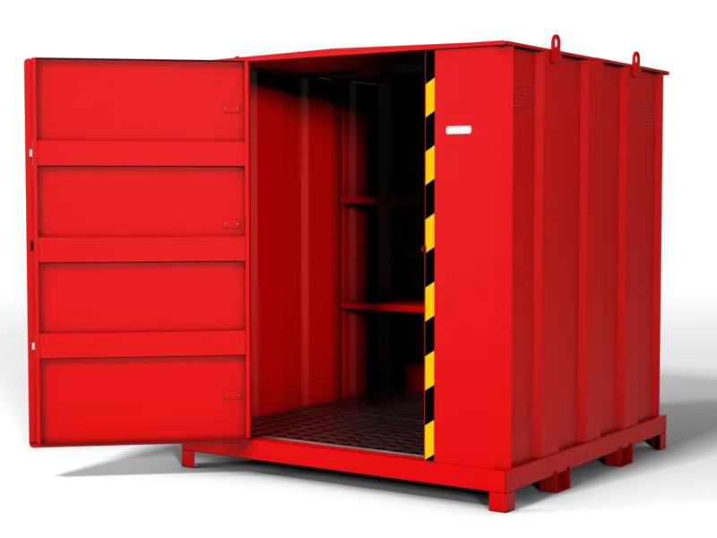 armorgard-flamstor-fs2-0-gefahrstoffcontainer-400-l-wanne image 1